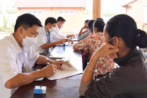 Các bác sĩ tâm thần khám sàng lọc để chẩn đoán các rối loạn tâm thần. Ảnh: HDEC