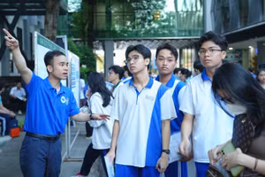 Thí sinh dự thi đánh giá năng lực do Đại học Quốc gia TPHCM tổ chức, tháng 3/2025. Ảnh: V.Vũ