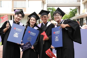 Sinh viên Trường Đại học Quốc tế RMIT Việt Nam. Ảnh: NTCC