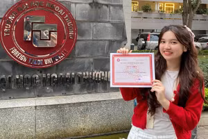 Nguyễn Minh Anh - sinh viên Trường Đại học Ngoại thương. Ảnh: NVCC