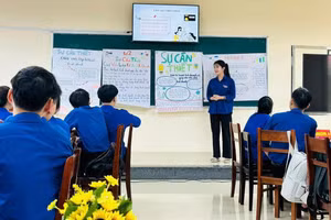 Học sinh Trường THPT A Lưới (TP Huế). Ảnh: NTCC