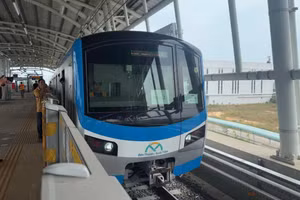 Tuyến Metro số 1 (Bến Thành - Suối Tiên) tại TPHCM chuẩn bị cho ngày khai thác chính thức. Ảnh: M.Q