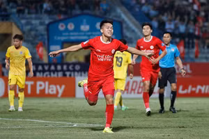 Thể Công - Viettel lọt vào bán kết cúp quốc gia mùa giải 2023 - 2024 nhưng không được cấp phép tham dự giải đấu châu lục năm 2024 - 2025. Ảnh: VPF.