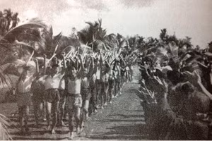 Thanh niên Tiền phong những ngày đầu Nam Bộ kháng chiến. (Ảnh: Tư liệu)