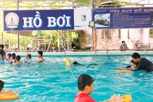 Nhiều trẻ em ở Cà Mau mong muốn được tổ chức các lớp học bơi miễn phí.