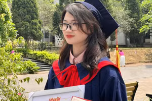 Nguyễn Thị Thanh Nhàn - sinh viên tốt nghiệp xuất sắc năm 2024 của ĐH Bách khoa Hà Nội. Ảnh: NVCC