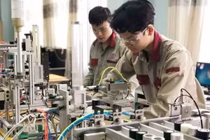 Sinh viên Trường Cao đẳng Công nghệ cao Hà Nội.