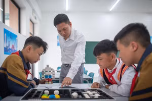 Phòng chức năng tại Trường liên cấp Si Pa Phìn (Điện Biên). Ảnh minh họa: Ngọc Minh