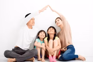 Cha mẹ hãy cùng con nói lời yêu thương mỗi ngày. Ảnh minh họa.