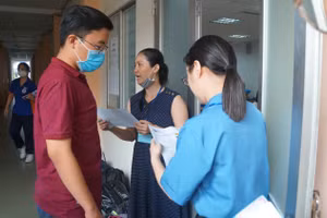 Thí sinh tham dự Kỳ thi đánh giá năng lực năm 2024 do Đại học Quốc gia TPHCM tổ chức.