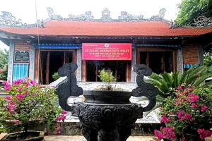 Đền thờ Tiến sĩ Trần Văn Huy. Ảnh: Họ Đặng gốc Trần.