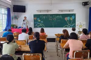 Các khoản thu thường được đề cập trong các cuộc họp phụ huynh. Ảnh: Website Trường THCS Nguyễn Văn Cừ (Thủ Dầu Một, TPHCM)