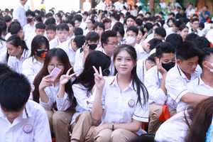 Học viên tại Trường Cao đẳng Công Thương Hà Nội. Ảnh: Đình Tuệ