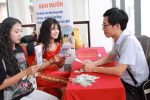 Học sinh tại Đắk Lắk sau khi tốt nghiệp trung cấp nghề được tư vấn, giới thiệu việc làm.