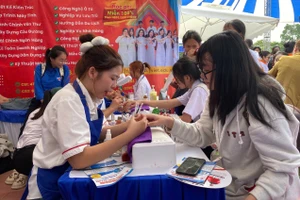 Học sinh lớp 9 trải nghiệm nghề tại Trường Trung cấp Ý - Việt.