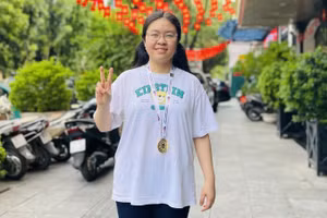 Nguyên Nguyên chia sẻ niềm vui khi đạt Huy chương Vàng Olympic.