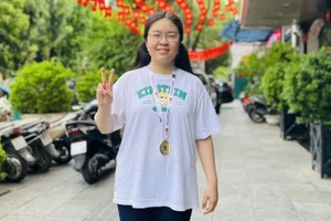 Nguyên Nguyên chia sẻ niềm vui khi đạt Huy chương Vàng Olympic.