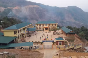 Trường PTDTBT Tiểu học Huổi Mí (Điện Biên). Ảnh minh họa: INT