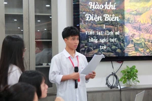 Hoạt động học tập tại Trường THCS và THPT Sư phạm (Trường Đại học Sư phạm Hà Nội 2). Ảnh: NTCC