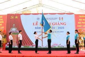 Trường Đại học Hải Phòng khai giảng năm học 2024 - 2025.