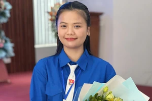 Nguyễn Thị Thương - học lớp 67B - Kế toán, Khoa Kinh tế và Quản trị kinh doanh, Trường Đại học Lâm nghiệp. Ảnh: TG