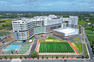 Cơ sở mới của Trường Đại học Y khoa Phạm Ngọc Thạch tại TPHCM. Ảnh: PNTU
