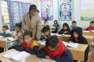 Trường PTDTBT Tiểu học Sin Suối Hồ sẽ tiếp nhận trụ sở xã làm phòng học và khu bán trú. Ảnh: Hà Thuận