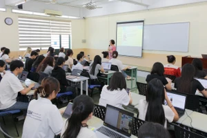 Sinh viên Trường Đại học Khoa học Xã hội và Nhân văn (Đại học Quốc gia TPHCM). Ảnh: HCMUSSH