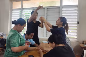 Một hoạt động trải nghiệm khởi nghiệp đổi mới sáng tạo dành cho học sinh, sinh viên. Ảnh: IEC