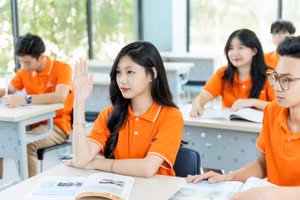 Một môi trường an toàn, tôn trọng và cởi mở sẽ tạo điều kiện để học sinh phát triển lành mạnh. Ảnh: Trường THPT FPT.