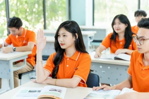 Một môi trường an toàn, tôn trọng và cởi mở sẽ tạo điều kiện để học sinh phát triển lành mạnh. Ảnh: Trường THPT FPT.