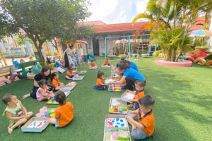 Ngày hội STEAM của Trường Mầm non Thanh Quang (Nam Sách, Hải Phòng). Ảnh: Website nhà trường