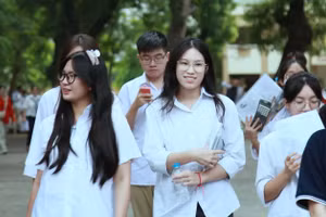 Học sinh thi tốt nghiệp THPT năm 2025. Ảnh: Vân Anh