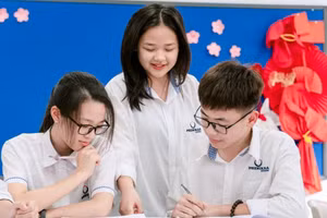 Học sinh phải chủ động, sáng tạo. Ảnh: NTCC