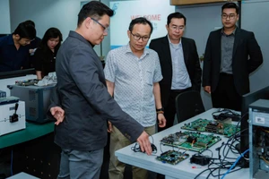 Phòng thí nghiệm bán dẫn tại Trường Đại học Công nghệ Thông tin, Đại học Quốc gia TPHCM. Ảnh: NTCC