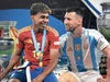 Lamine Yamal thường xuyên được so sánh với đàn anh Messi.