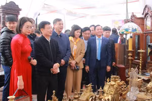 Chợ Tết 'Một thoáng Thành Nam' tái hiện nhiều nét văn hóa độc đáo