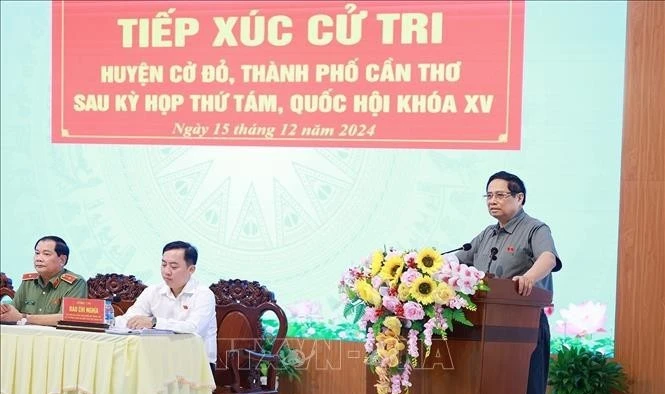 Thủ tướng tiếp xúc cử tri sau Kỳ họp thứ 8, Quốc hội khoá XV