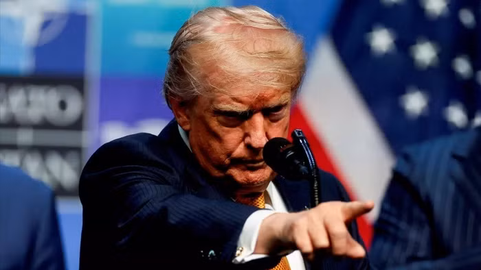 Tổng thống Mỹ Donald Trump tại hội nghị thượng đỉnh NATO ở Ankara, Thổ Nhĩ Kỳ.