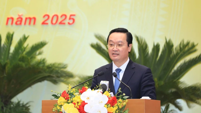 Tân Chủ tịch UBND TP Hà Nội Nguyễn Đức Trung. 