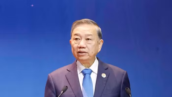 Tổng Bí thư, Chủ tịch nước Tô Lâm phát biểu chỉ đạo Đại hội XIV Công đoàn Việt Nam. (Ảnh: Tuấn Anh/TTXVN)