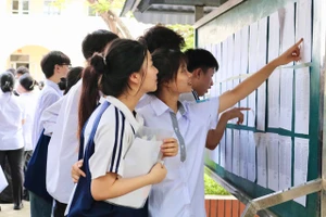 Thí sinh Trường THPT Hoàng Văn Thụ (Ninh Bình) tại Kỳ thi tốt nghiệp THPT năm 2025.