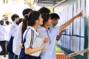 Thí sinh Trường THPT Hoàng Văn Thụ (Ninh Bình) tại Kỳ thi tốt nghiệp THPT năm 2025.