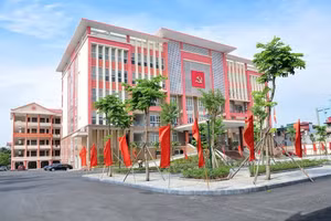 Quang cảnh Trường Chính trị tỉnh Ninh Bình. Ảnh: BNB.