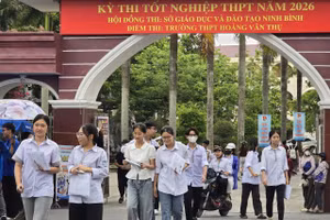 Thí sinh Ninh Bình tham dự Kỳ thi tốt nghiệp THPT năm 2026.
