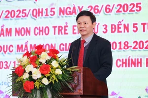 Ông Nguyễn Thanh Đề, Vụ trưởng Vụ Giáo dục Mầm non. 