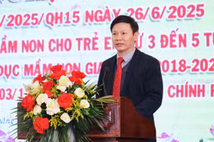 Ông Nguyễn Thanh Đề, Vụ trưởng Vụ Giáo dục Mầm non. 