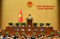 Quốc hội khóa XV họp vào chiều 2/12. Ảnh: Cổng TTĐT Quốc hội. 