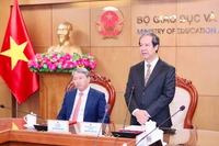 Bộ trưởng Bộ GD&ĐT Nguyễn Kim Sơn đánh giá cao vai trò phối hợp của Bộ Tư pháp về công tác pháp chế trong những năm qua. 