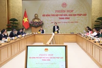 Phó Thủ tướng Hồ Quốc Dũng chủ trì phiên họp sáng 15/1. Ảnh: Báo Chính phủ.